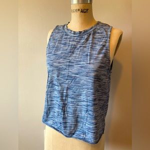 Synergy organic clothing space dyed crop tank M